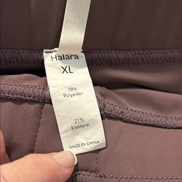 HALARA Mauve wide leg pants XL - Picture 1 of 5